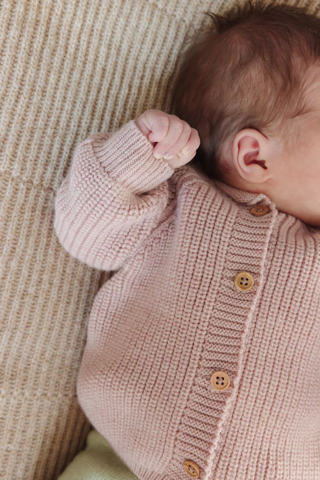 Hvid - wool cardigan - inga - powder