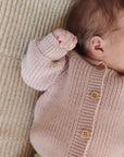 Hvid - wool cardigan - inga - powder