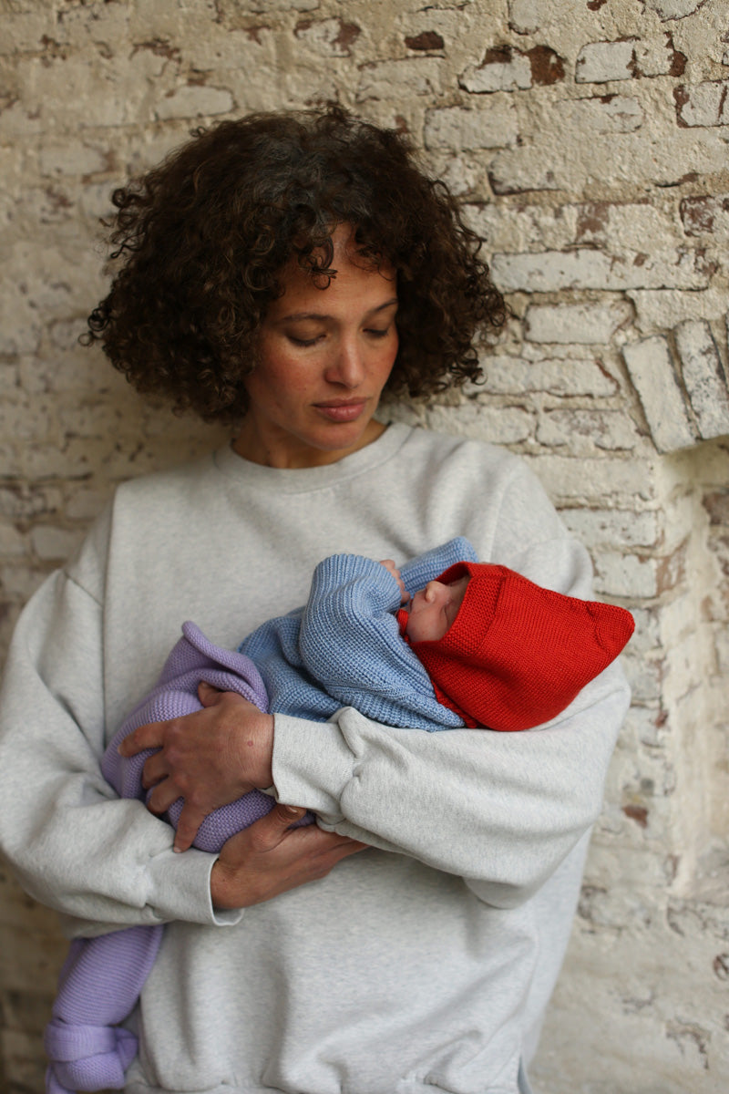 Hvid - wool cardigan - inga - light blue