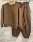 Brunobruno nation - norah sweatshirt - bison brown