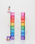 Connetix - magnetic tiles - bright ball run - 114 pcs