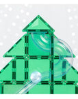 Connetix - magnetic tiles - christmas tree ball run - 71 pcs
