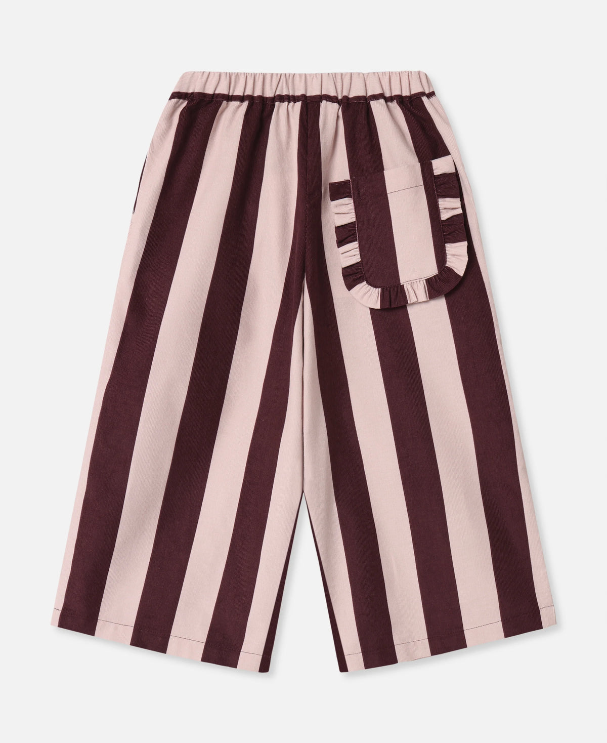 Fliink - dolly stripe pants - rose/burgundy