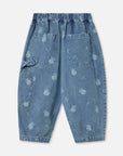 Fliink - don denim duna cargo pants - medium blue