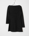 Indee - wrap - lurex short dress - black