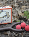 Catapult toy with foam balls