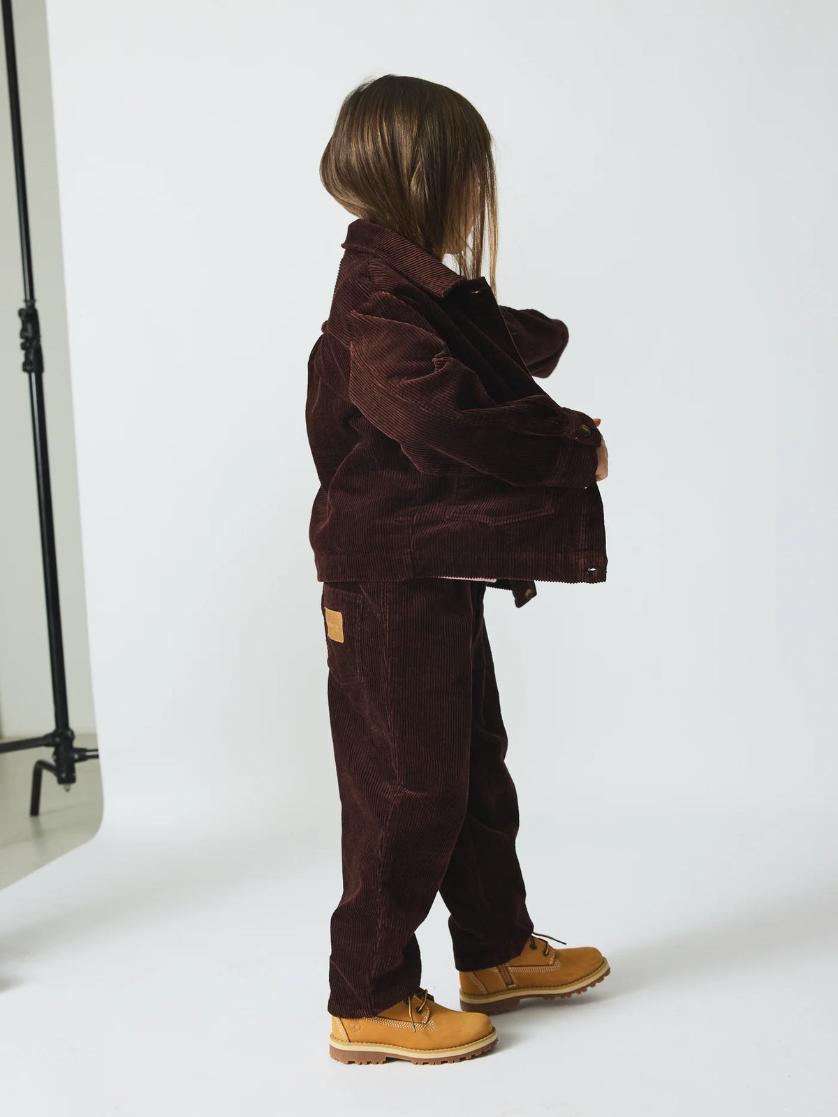 Brunobruno nation - dorethy corduroy pants - marron plum