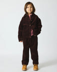 Brunobruno nation - dorethy corduroy pants - marron plum