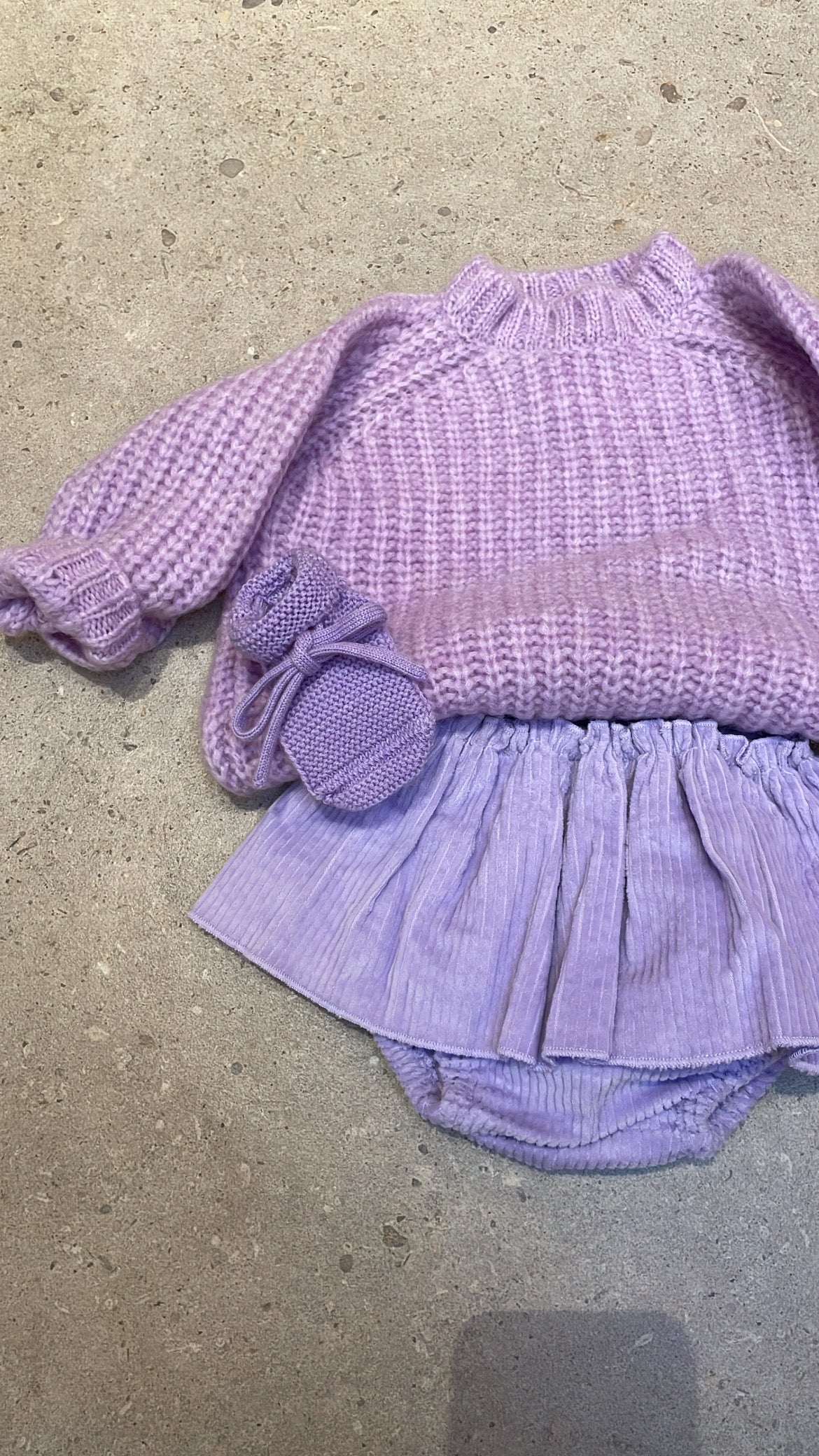 Pequeno tocon - wool sweater - lila
