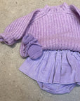 Pequeno tocon - wool sweater - lila