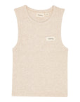 Brunobruno nation - elliot tanktop - anitque white melange