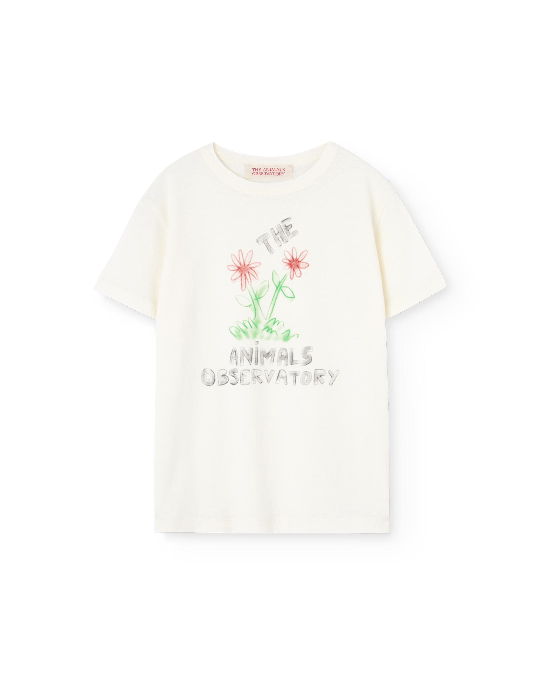 The animals observatory - rooster kids t-shirt - raw white