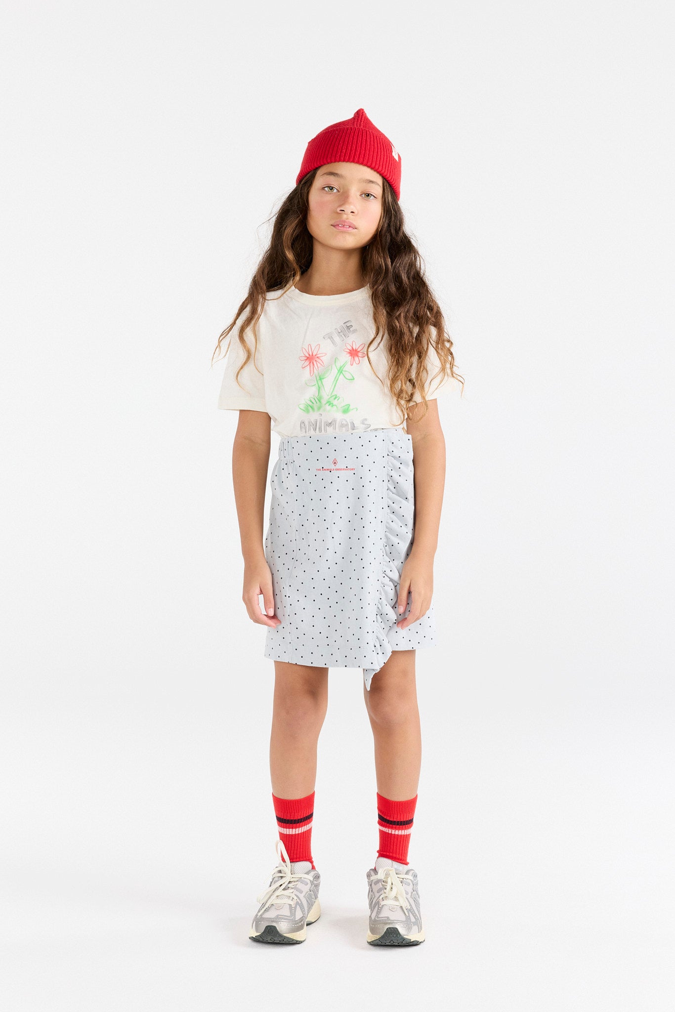 The animals observatory - rooster kids t-shirt - raw white