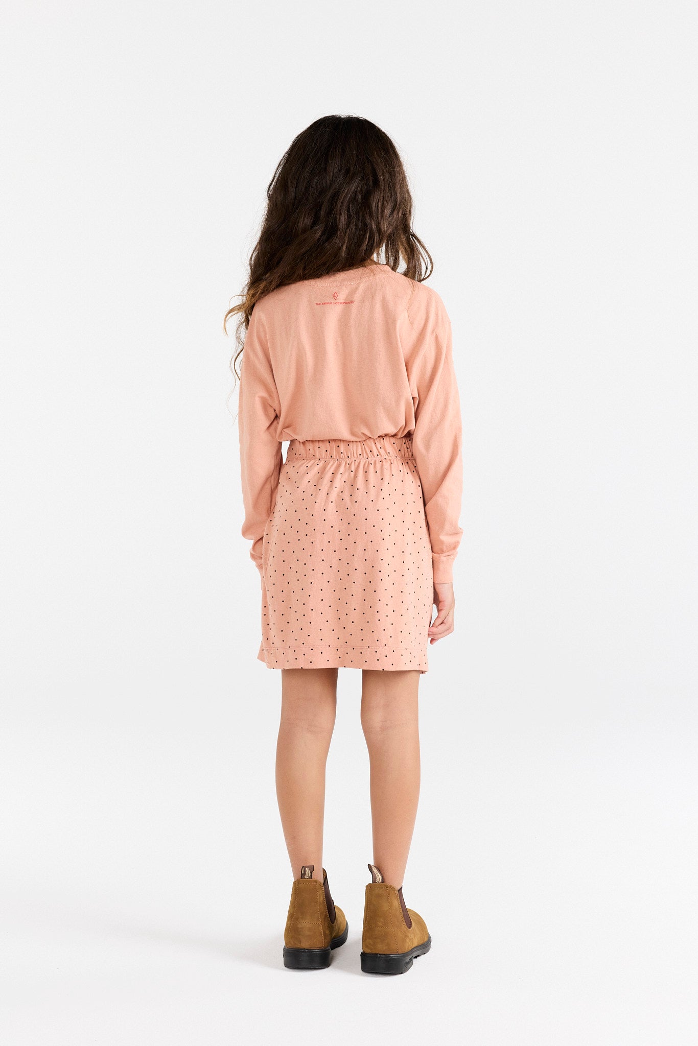 The animals observatory - manatee kids skirt - dusty coral
