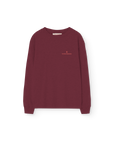 The animals observatory - aries kids longsleeve - browned garnet