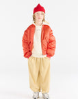 The animals observatory - panda kids bomber - fig red