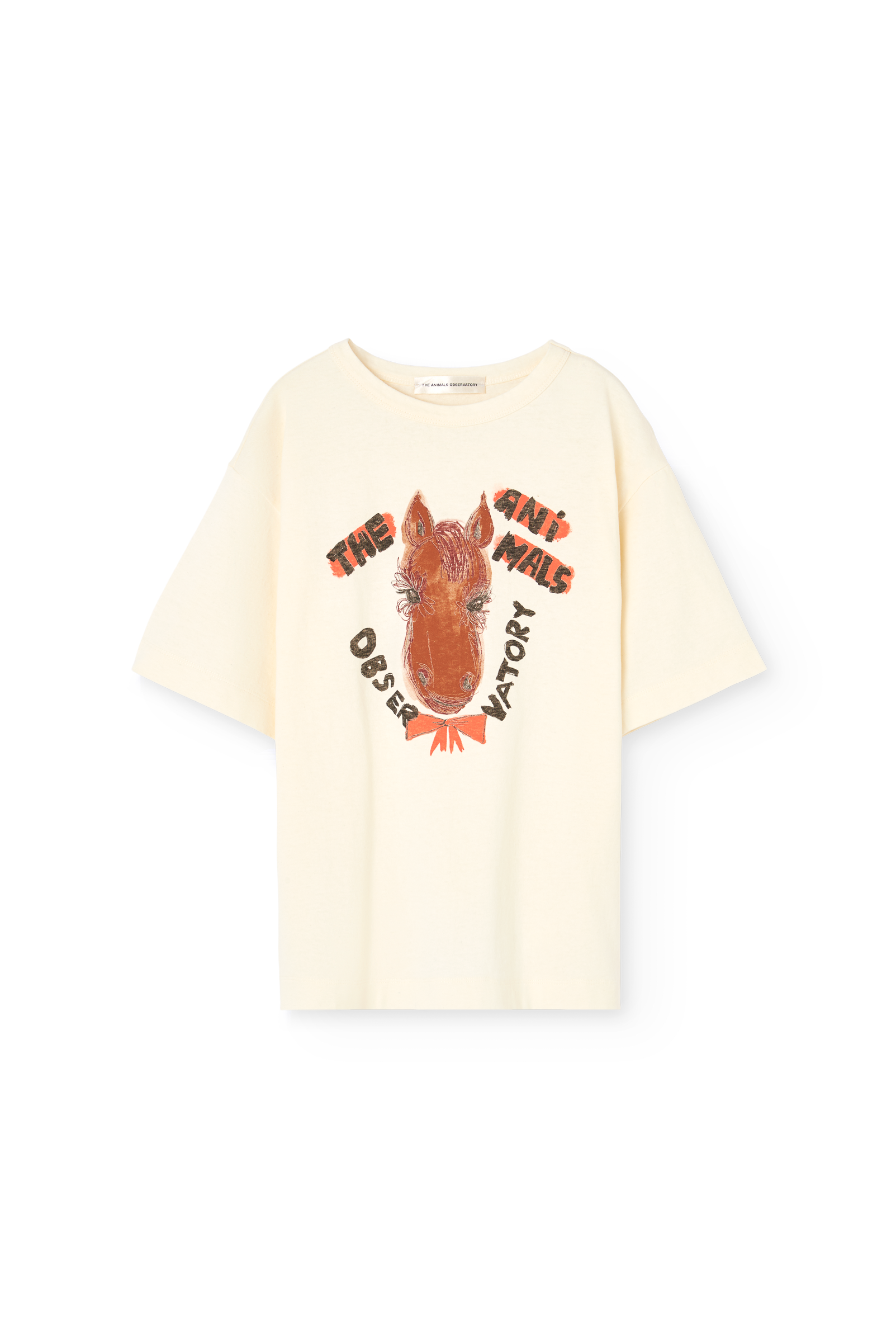 The animals observatory - kids - collie t-shirt - raw white