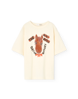 The animals observatory - kids - collie t-shirt - raw white