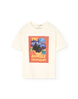 The animals observatory - kids - dunker t-shirt - white