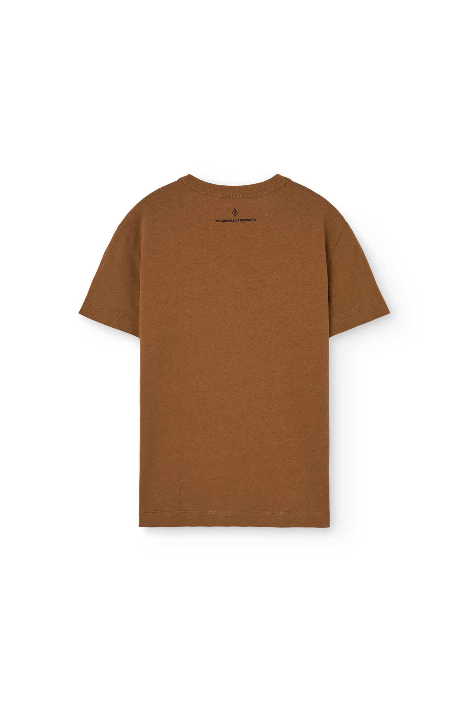 The animals observatory - kids - rooster t-shirt - brown