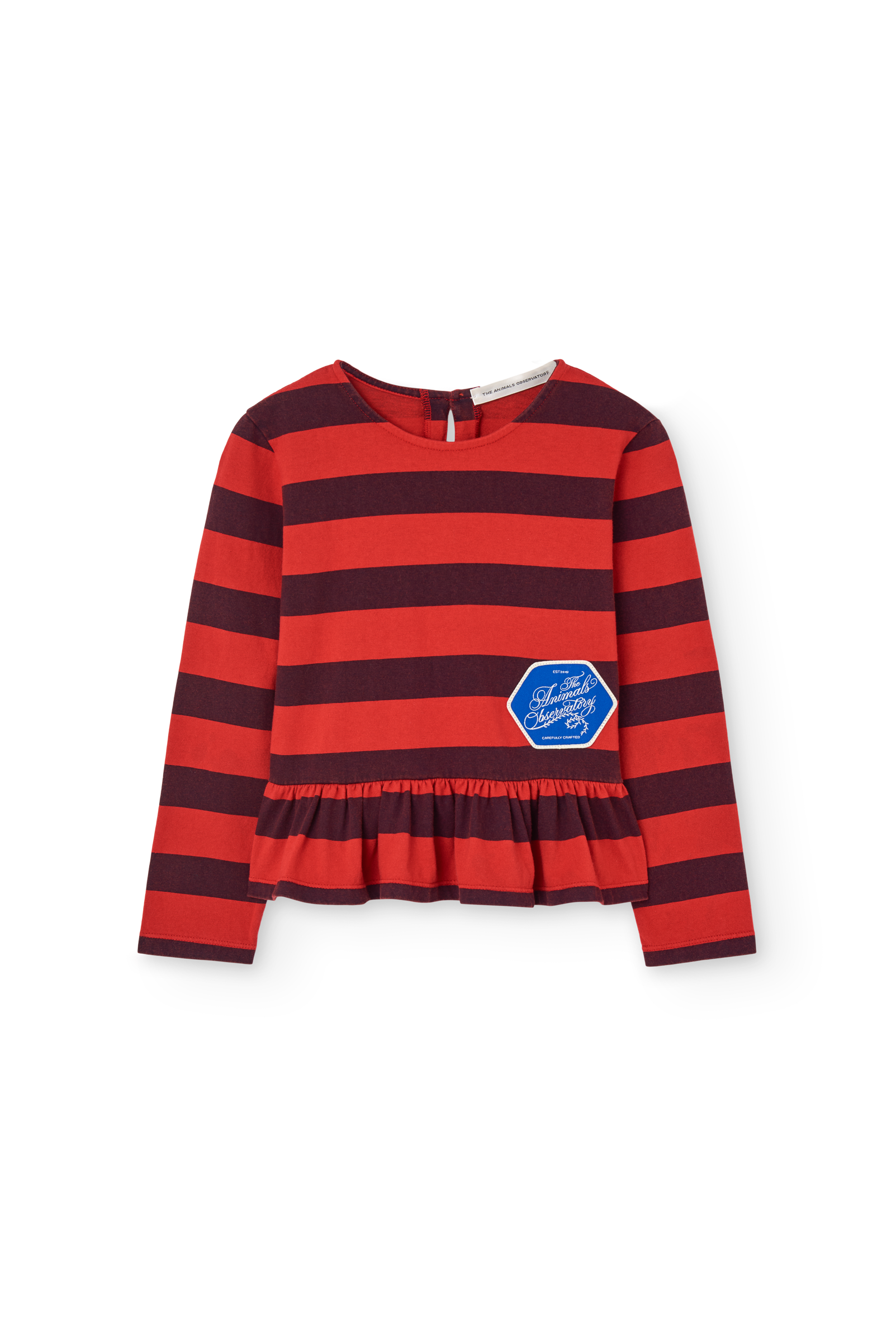 The animals observatory - kids - scamper longsleeve - red