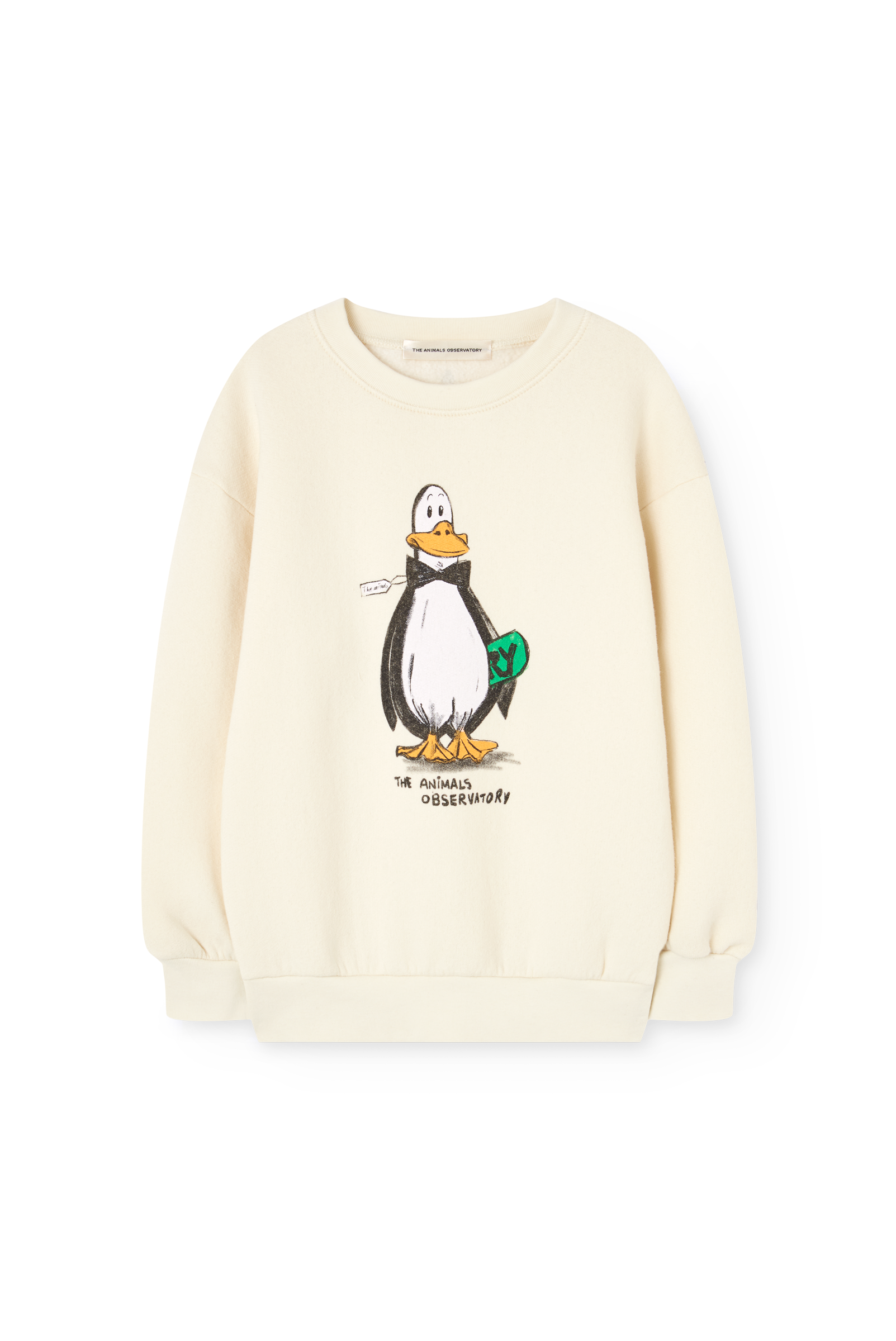 The animals observatory - kids - bear sweatshirt - raw white