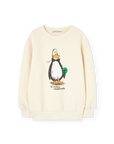 The animals observatory - kids - bear sweatshirt - raw white