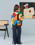 The animals observatory - kids - chamois sweatpants - navy