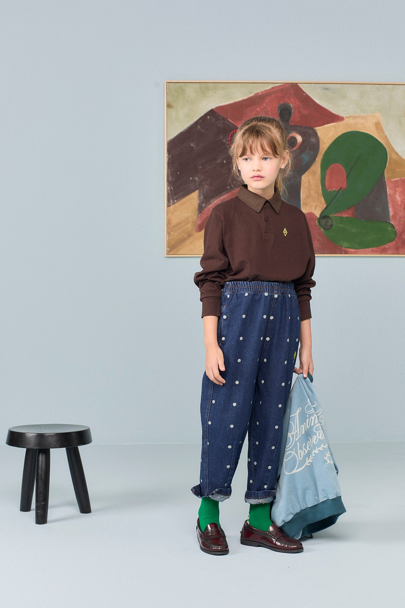 The animals observatory - kids - grouse pants - blue