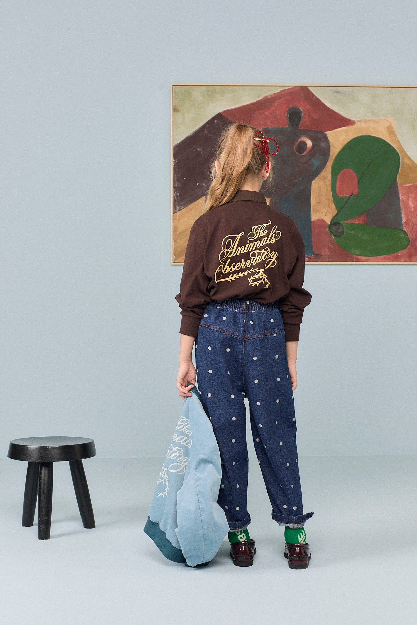 The animals observatory - kids - grouse pants - blue