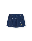 The animals observatory - kids - olingo denim skort - blue