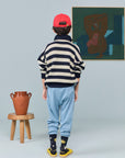 The animals observatory - kids - nilgai sweater - navy