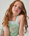 Gingersnaps - Gabriella Top with Cross-Stitch Embroidery & Scalloped Edges