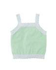 Gingersnaps - Gabriella Top with Cross-Stitch Embroidery & Scalloped Edges
