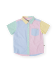 Goldie + Ace - color block oxford holiday shirt