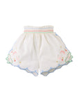 Gingersnaps - Jisoo Shorts with Butterfly Embroidery & Scalloped Edges