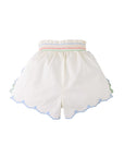 Gingersnaps - Jisoo Shorts with Butterfly Embroidery & Scalloped Edges