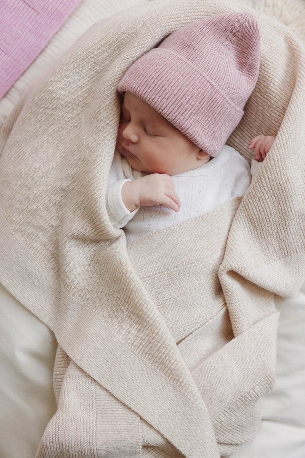 Hvid - Blanket gust - cream