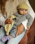 Hvid - wool cardigan - inga - grey melange