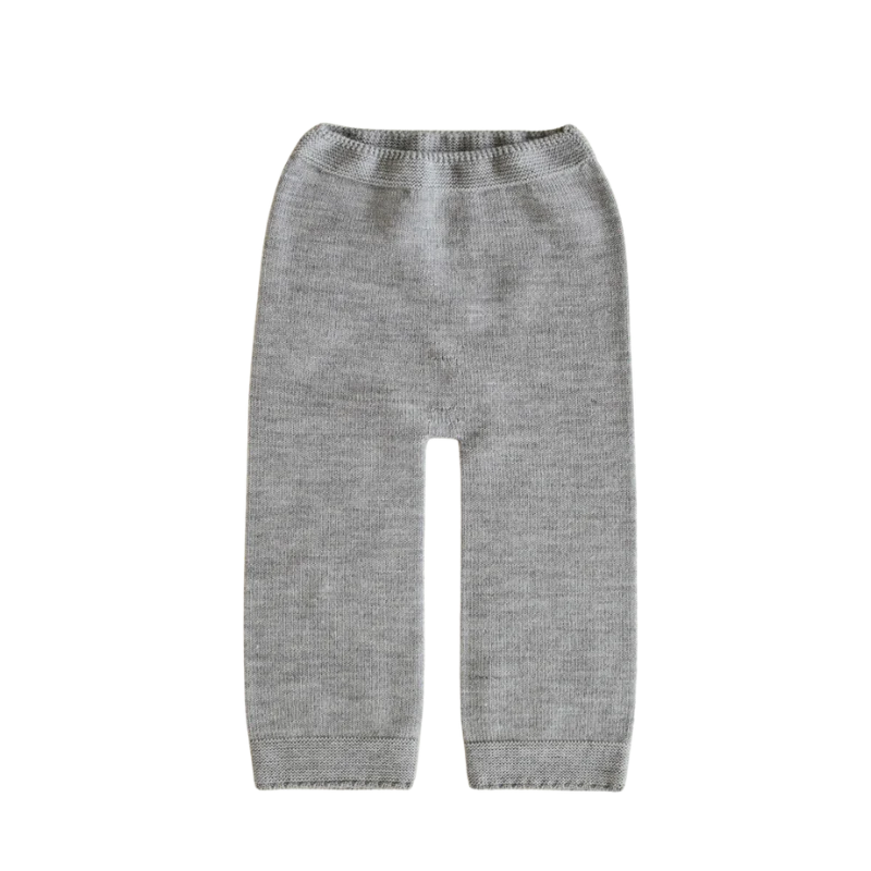 Hvid - wool pants - guido - grey melange