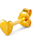 lulu copenhagen - gold plated heart wings earring - 1pc