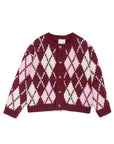 Mipounet - Dina knit cardigan - aubergine