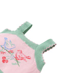 Gingersnaps - Baby Rosé Combed Cotton Knit Top with Heart Intarsia Design
