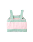 Gingersnaps - Baby Rosé Combed Cotton Knit Top with Heart Intarsia Design