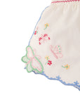 Gingersnaps - Baby Jisoo Shorts with Scalloped Edges & Butterfly Embroidery