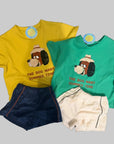 Hygge Selection - dog summer tee - yellow