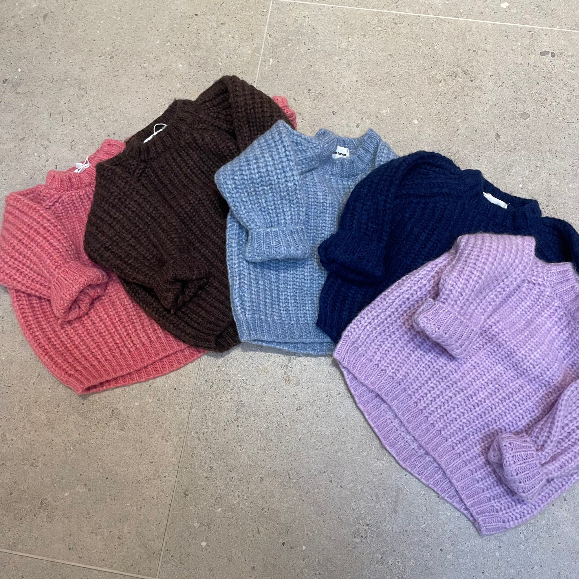 Pequeno tocon - wool sweater - lila