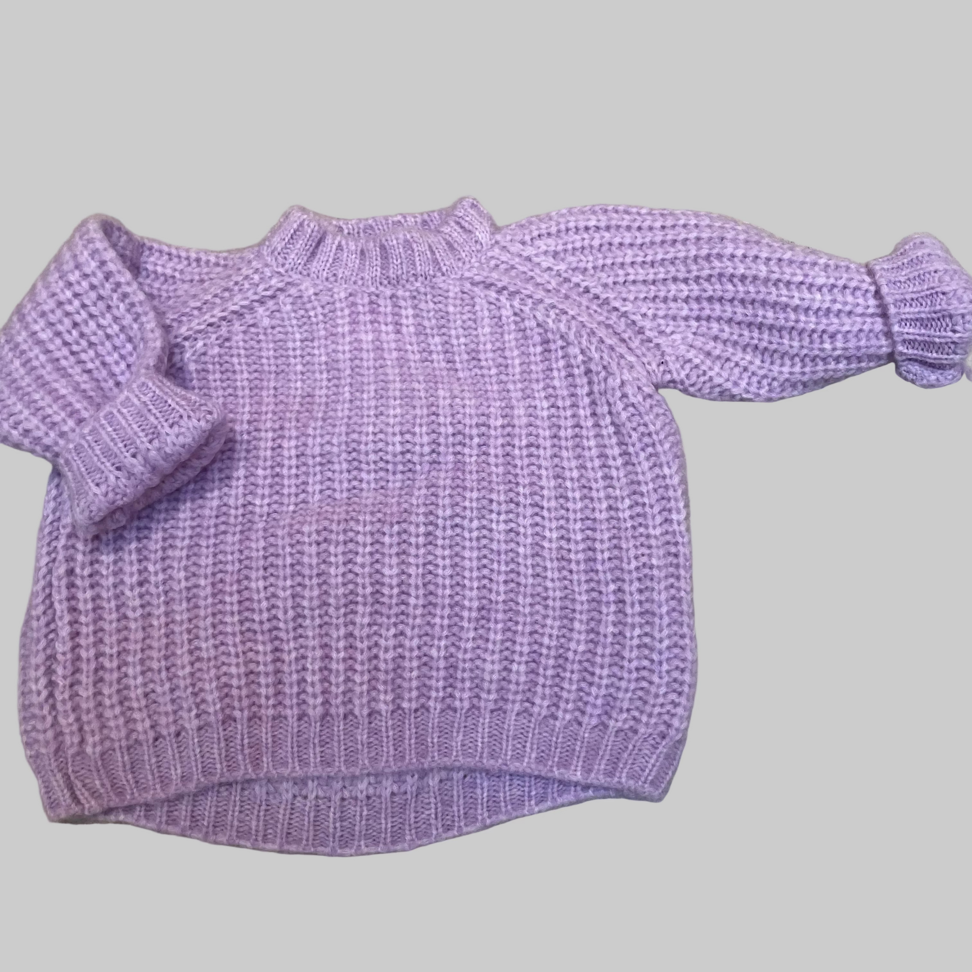 Pequeno tocon - wool sweater - lila
