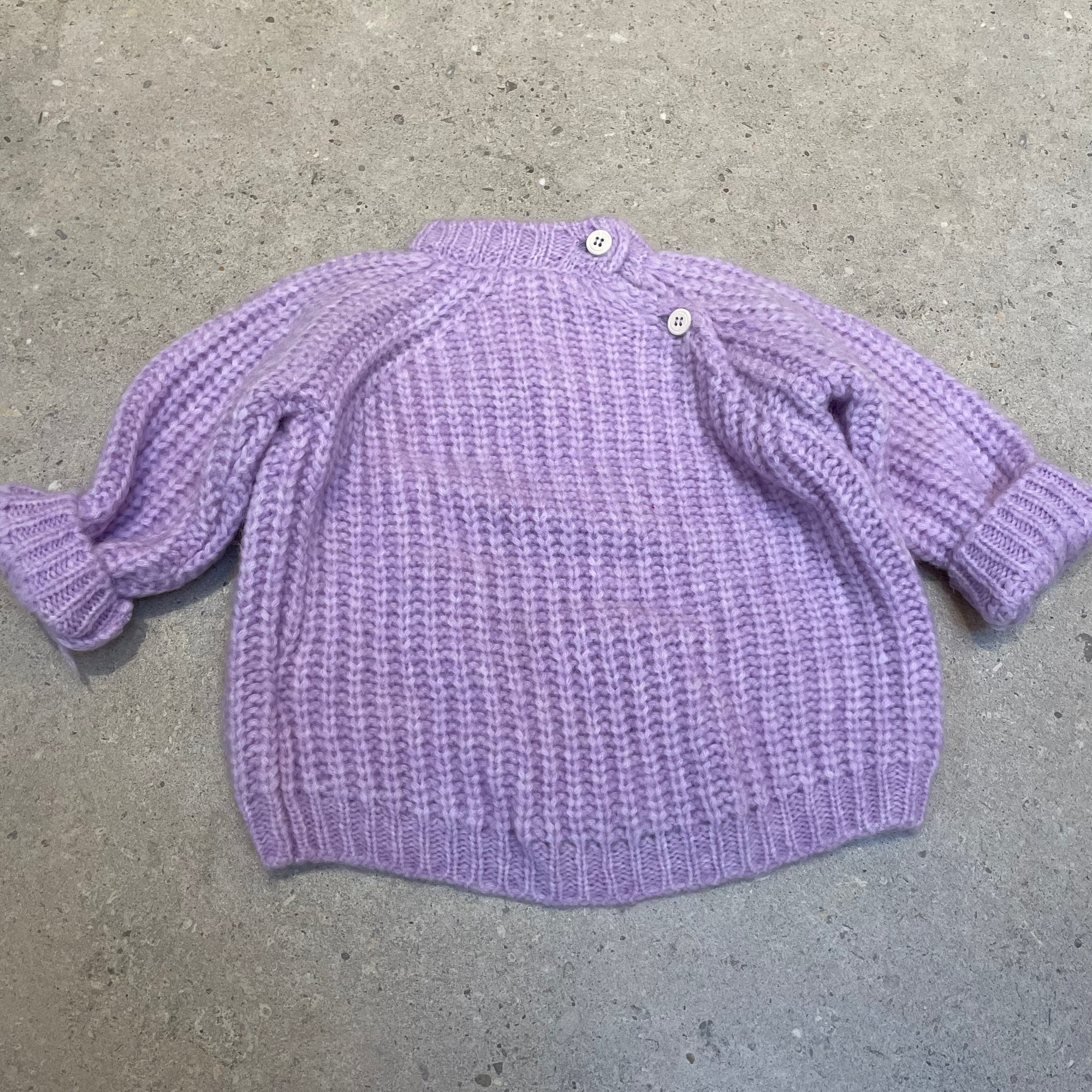 Pequeno tocon - wool sweater - lila