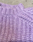 Pequeno tocon - wool sweater - lila